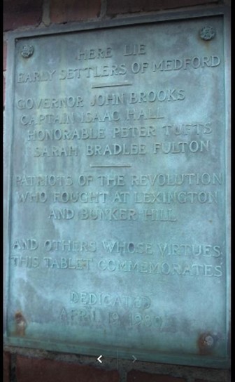 1930 plaque at entrance gate (photo by Julius Long)