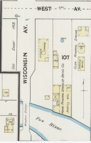 Hygeia Spring 1890 Sanborn Map Section