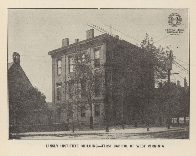 The Linsly Institute building in 1922