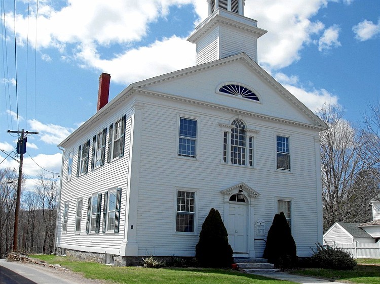 The Old Tolland County Court House was built in 1822.