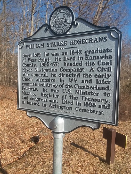 William Starke Rosecrans Highway Historical Marker