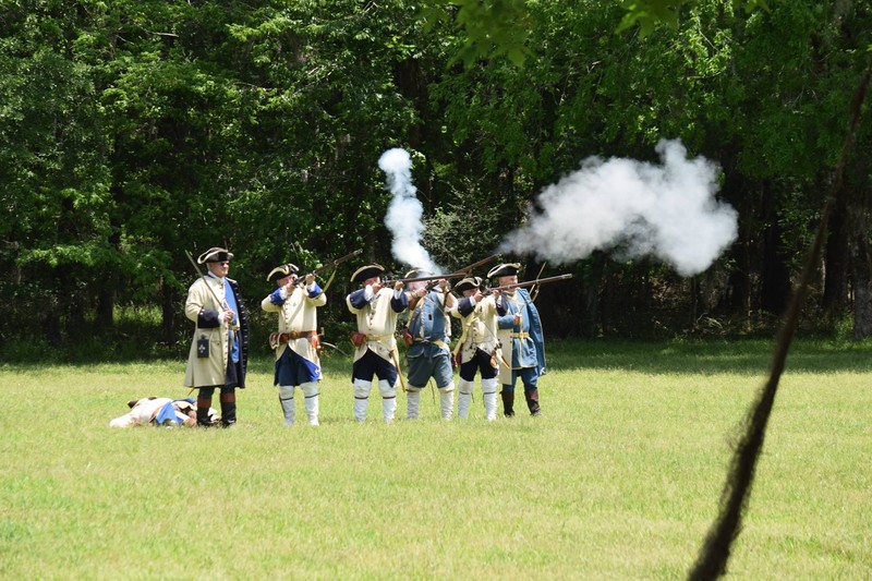 The site offers a variety of events throughout the year, including historical reenactments.