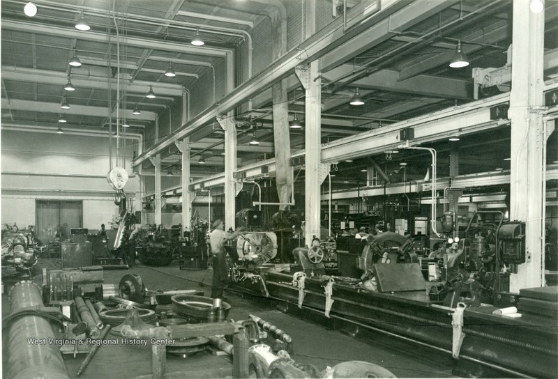 Maintenance shop at the Morgantown Ordnance Works, 1944