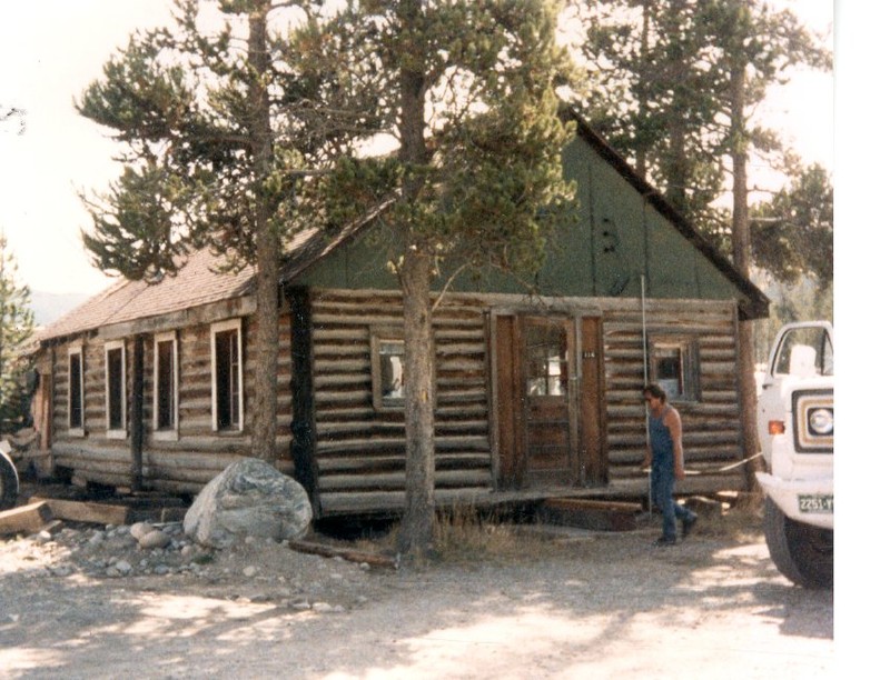 The Log Chapel in its original setting. Circa 1986