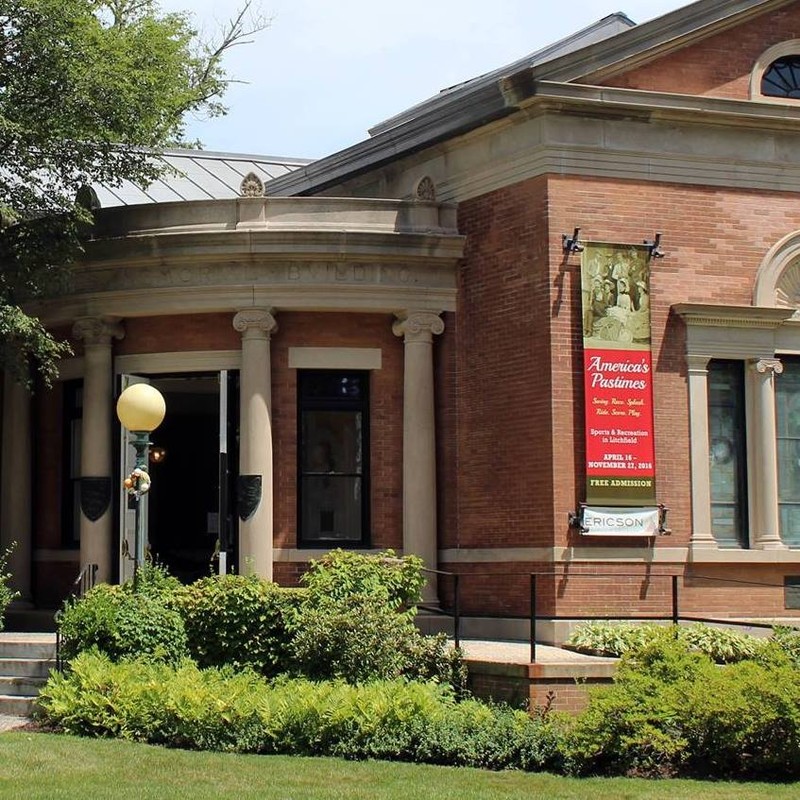 The Litchfield Historical Society was established in 1856.