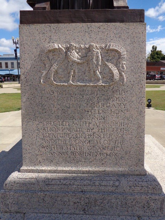 Marble foundation of the Lincoln Monument