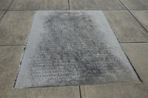 The square also includes the Gettysburg Address 