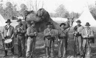 Douglas the Confederate Camel. Douglas the Camel was a token member of the 43 Mississippi Infantry until shot by a Union sharpshooter in June of 1863.