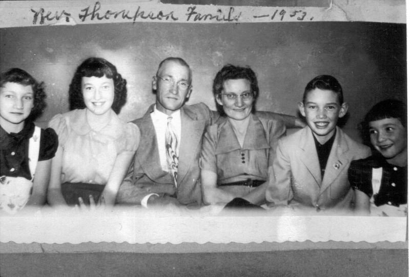 The Thompson Family. Circa 1953