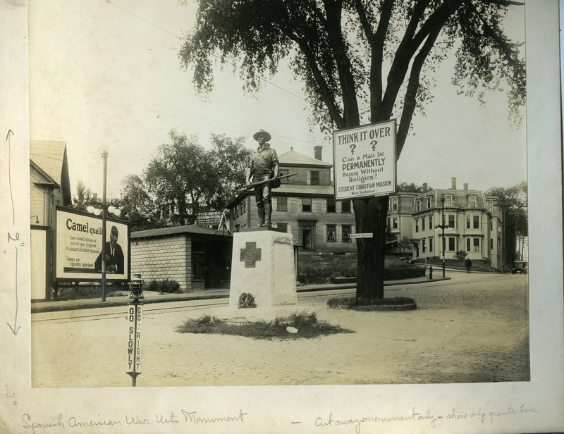 Kitson's "The Hiker" in Moran Square