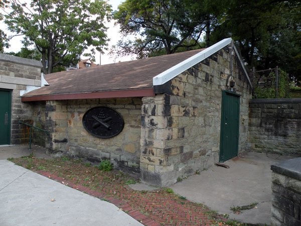 Nearby Arsenal Park includes the Allegheny Arsenal Powder Magazine which survived the blast and fire. It was built in 1814.