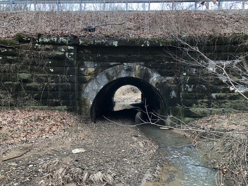 Southern opening of the culvert, February 15, 2019.