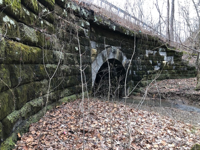 Southern retaining wall, February 15, 2019.