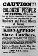 One of the many posters for escaped slaves.