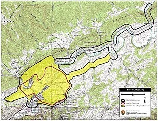 Map of the First Battle of Saltville