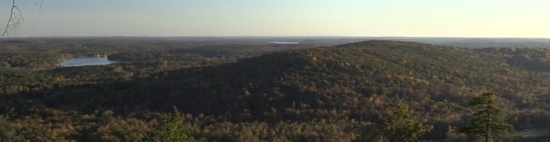 One of the views from Morrow Mountain's peak