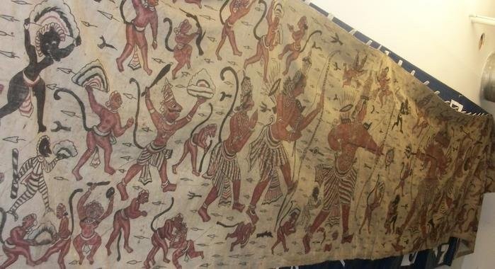 Burial Cloth, another piece in the Holland Museum art collection.