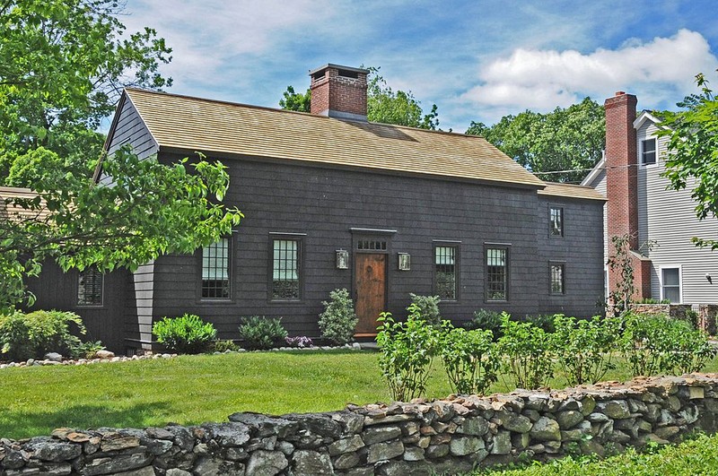 The John Osborne House is a rare example of unusual colonial-era architecture.