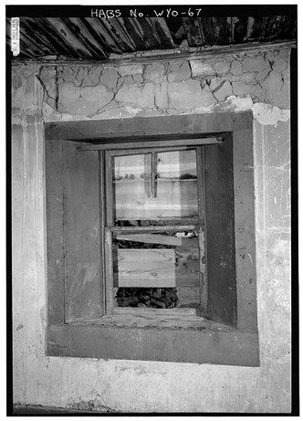 Interior Window of Granger Station.