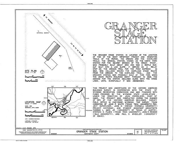 Sketches of Granger Station 4.