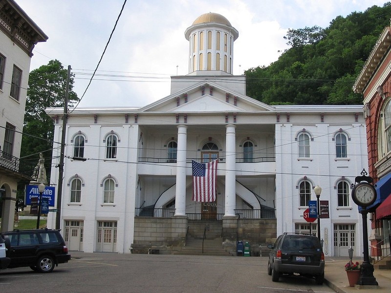 Meigs County Courthouse is the oldest surviving courthouse in the state of Ohio.