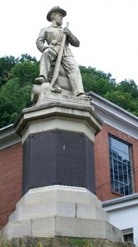 The Meigs County Civil War Memorial.