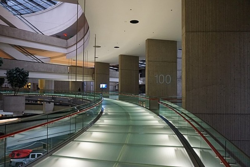 Escalator, Building, Stairs, City