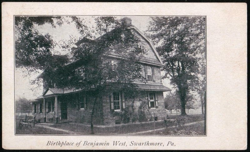 An image from the early 20th century of West's birthplace. 