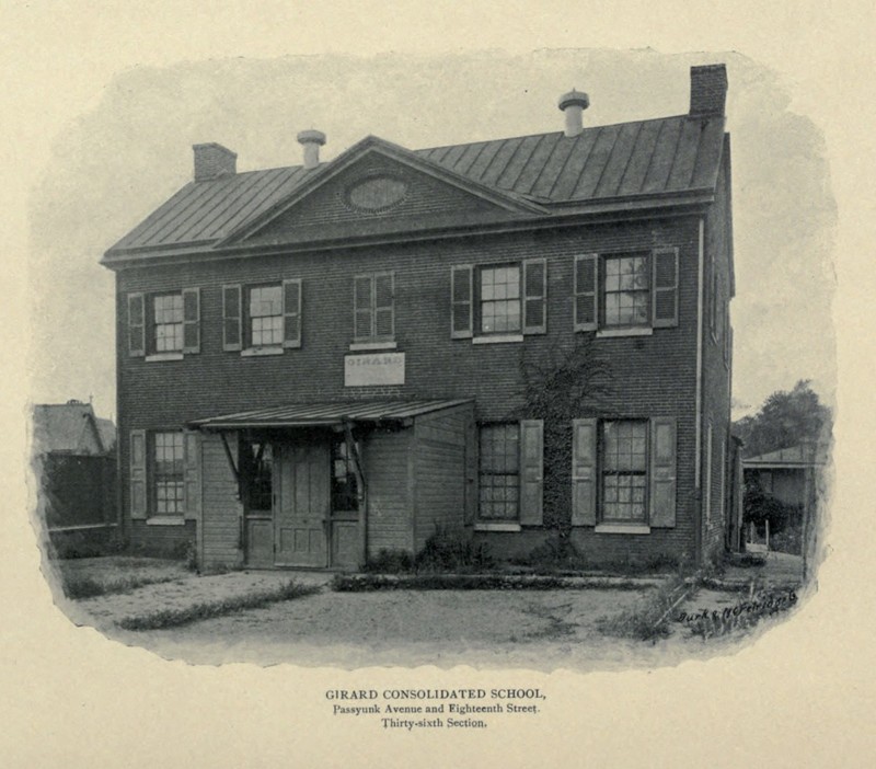 Original schoolhouse, built 1833