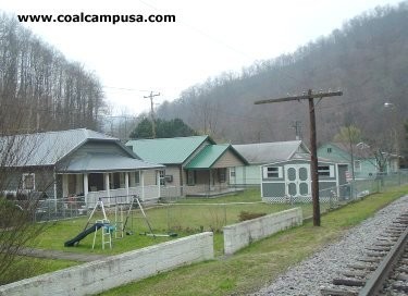 This photo shows remnants of Stone Mountain Coal Camp today. 