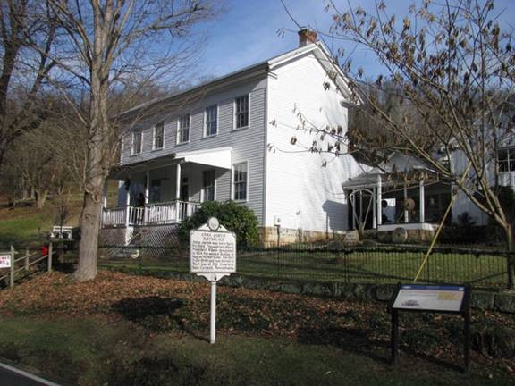 The wooden home in Webster, West Virginia was built in 1854 and has been restored.