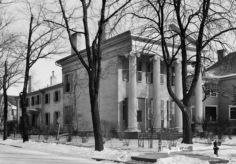 1934 Photo of the Wilson-Wahr Mansion in Ann Arbor, Michigan