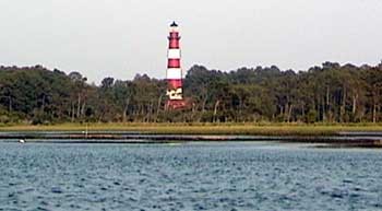 Lighthouse from the Chincoteague Bay 