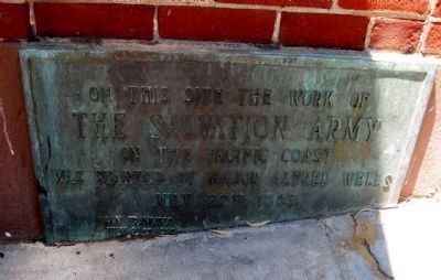 Salvation Army Historical Marker at 809 Montgomery Street in San Francisco