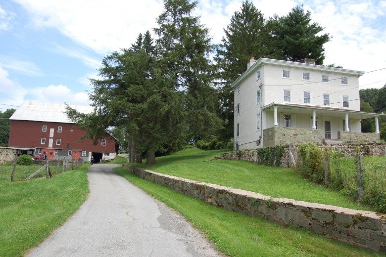 The lane, off Ring Road, that leads to Kuerner Farm that Wyeth walked up numerous times. 