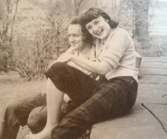 A young Andrew and Betsy Wyeth. 