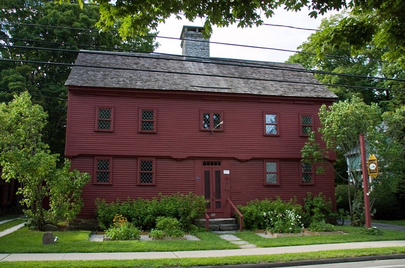 Hyland House was built around 1657 and opened as a museum in 1918.