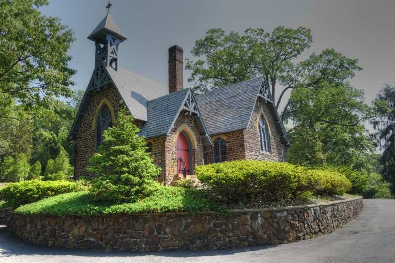 All Saints' is a quintessential English small parish church designed by Richard Upjohn and his son. 