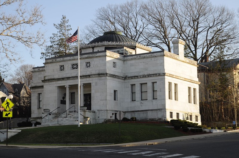 The former Curtis Memorial Library was built in 1903 and is listed on the National Register of Historic Places.