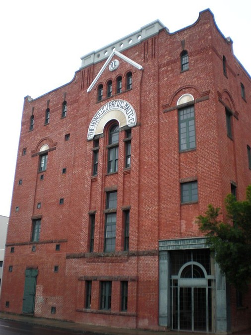 Old Royal Brewery building, 553 South Queen Street, Honolulu, Hawaii, on National Register of Historic Places, built 1900