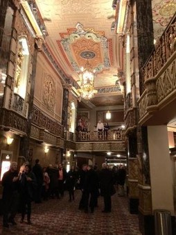 The theatre lobby