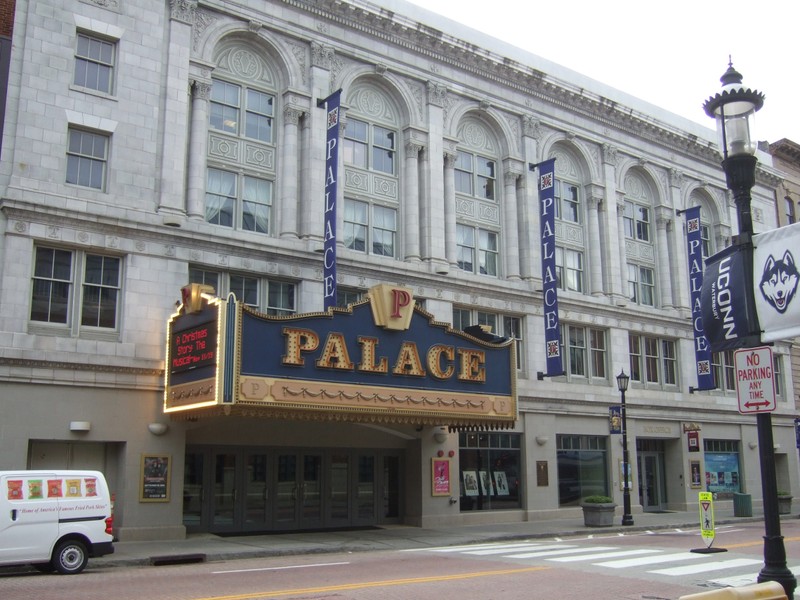 Palace Theater was built in 1922 and is an important cultural and arts center in Waterbury.
