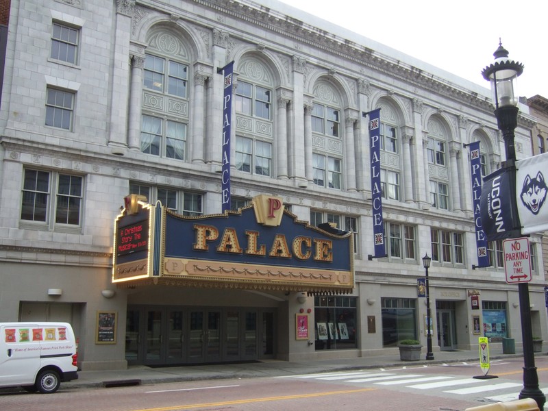 Palace Theater was built in 1922 and is an important cultural and arts center in Waterbury. 