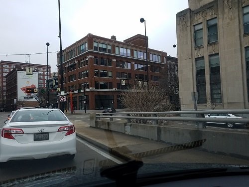 Approaching the corner of Broadway and 8th in Downtown Cincinnati, March 2019.

Photo by Donna Harris
