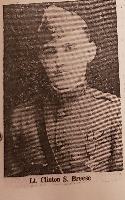 CLINTON BREESE 1918
2nd Lieutenant Clinton S. Breese pictured here while serving in the U.S. Army Air Corps during the First World War.
Posted in the Waukesha Freeman 0n 4-17-1971