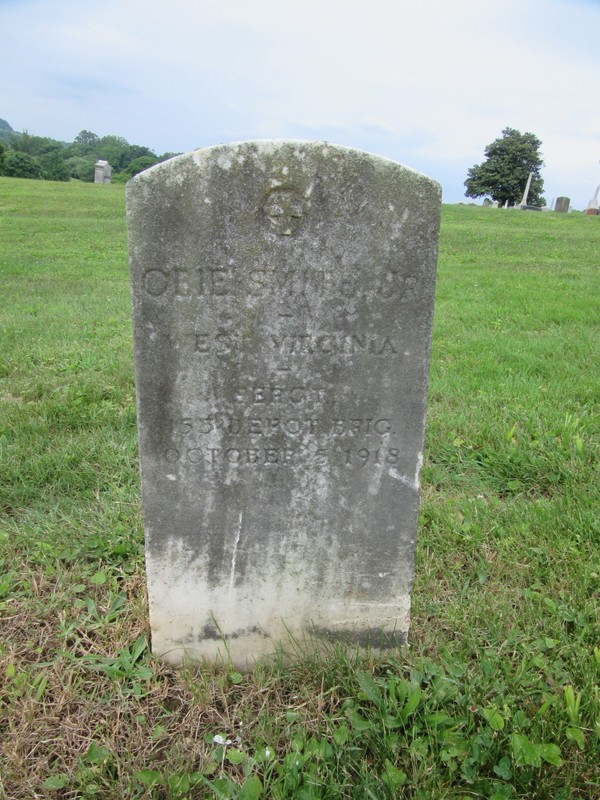 Headstone at Spring Hill Cemetery