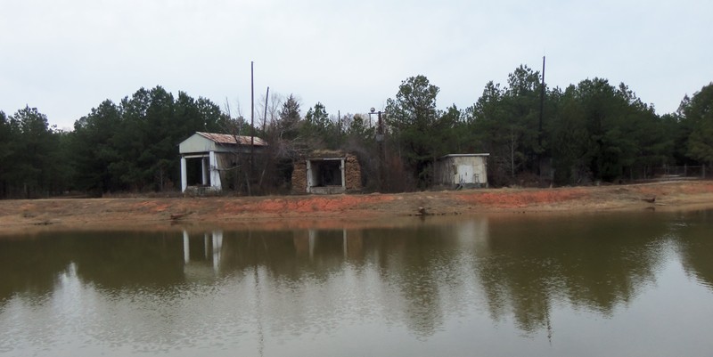 The area around the Longhorn Army Ammunition Plant is heavily wooded and sits on the southwestern shore of Caddo Lake.