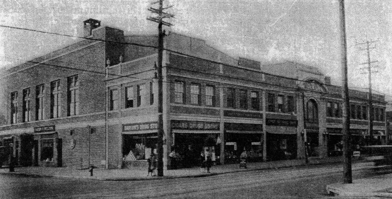 View of the Masonic Lodge in 1929