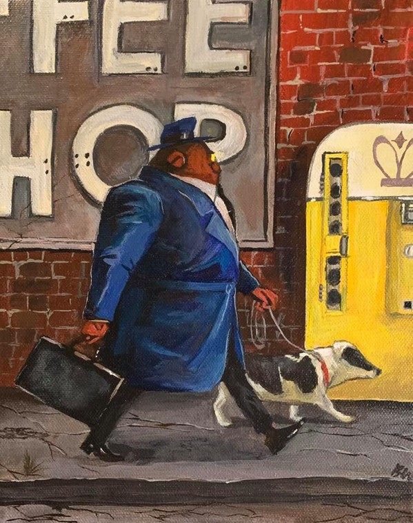 Dog, Art, Dog breed, Hat