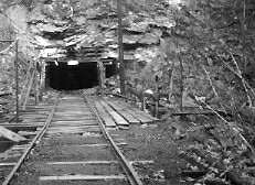 Entrance of a mine.